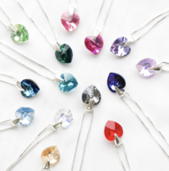 DIJE CORAZON CRISTAL 10MM