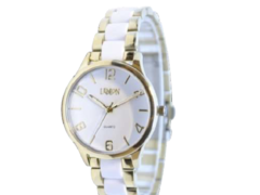 reloj lemon dorado blanco 42720