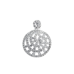 DIJE CUBIC CIRCULO STRASS