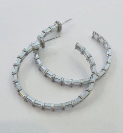 Argollas Nina silver