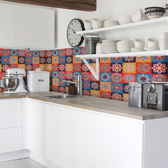 VINILO IMPRESO LAMINADO PARA AZULEJOS TROQUELADOS LISTOS PARA INSTALAR