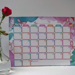 Calendario Pizzarra Magnética. Para escribir y borrar. Reutilizable. Lavable. Hermosos diseños. Imantado en internet