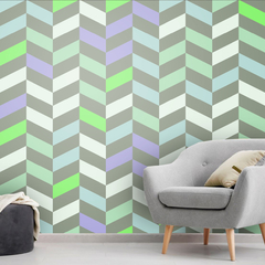 Mural decorativo. Vinilo Impreso Laminado Autoadhesivo. Scandinavo Cuad - Alma Ble