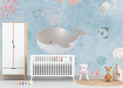 Vinilo Premium Impreso Autoadhesivo Full color HD a Medida- Fondo del mar -