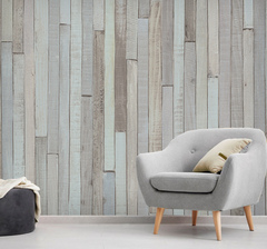 Mural decorativo. Vinilo Impreso Laminado Autoadhesivo . Madera White - comprar online
