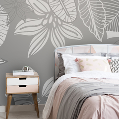 Mural decorativo. Vinilo Impreso Laminado Autoadhesivo. Palmeras