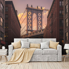 Mural decorativo. Vinilo Impreso Laminado Autoadhesivo. Ciudades. Nueva York