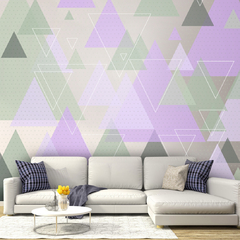 Mural decorativo. Vinilo Impreso Laminado Autoadhesivo. Escandinavo pun en internet