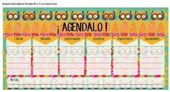 ORGANIZADOR PARA HELADERA 30 X 15 CMS PERPETUO- CUADRITOS- REGALOS PLANNERS PIZARRAS DECORATIVOS C/ DISEÑO
