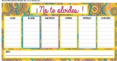 ORGANIZADOR PARA HELADERA 30 X 15 CMS PERPETUO- CUADRITOS- REGALOS PLANNERS PIZARRAS DECORATIVOS C/ DISEÑO