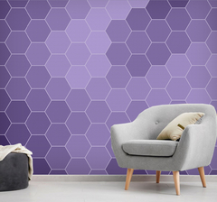 Mural decorativo. Vinilo Impreso Laminado Autoadhesivo. PANAL DE ABEJAS - Alma Ble