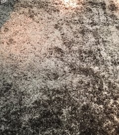 Alfombra Jannat Pelo Largo Gris Plateada