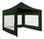 Pared Con Ventana Para Gazebo 3x3m Verde Cerramiento Kushiro (NO INCLUYE GAZEBO)