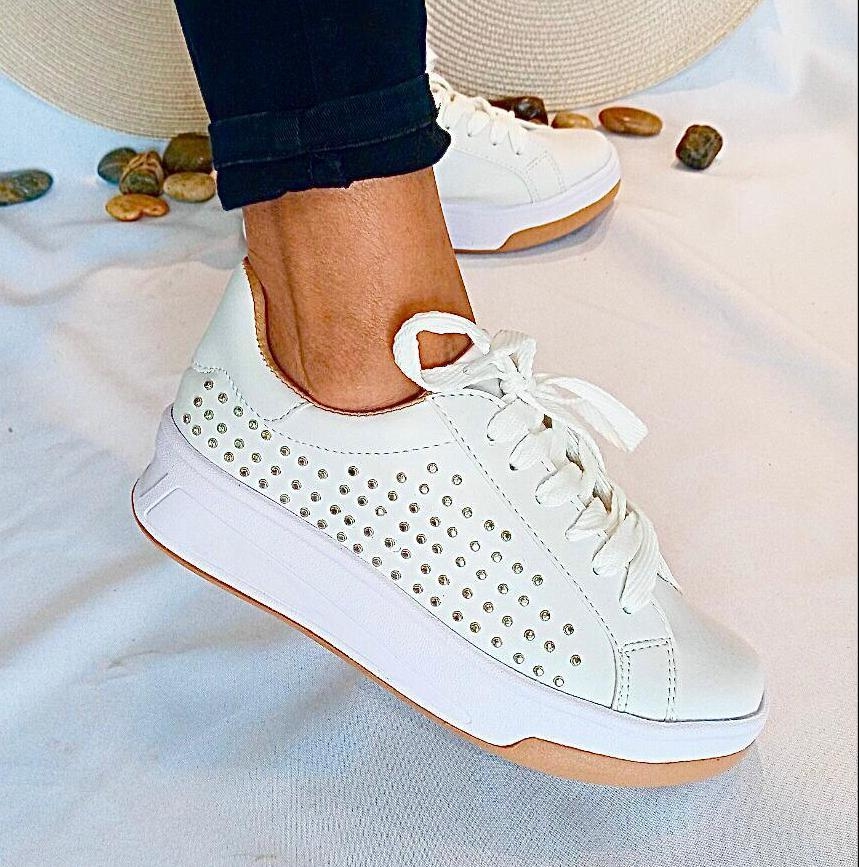 ZAPATILLA ECO BLANCAS CON TACHAS - Ingrataweb