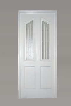 Puerta doble reja inyectada