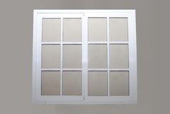 Ventana Aluminio Blanco 120 x 110 cm