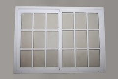 Ventana Aluminio Blanco 150 x 110 cm