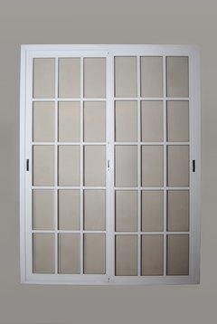 Ventana Balcón Aluminio Blanco 150 x 200 cm - comprar online