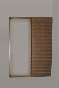 Puerta Placa Corrediza de Embutir de Pino 70 x 200 cm