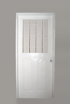 Puerta 1/2 reja inyectada