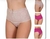 Calcinha Modeladora Cintura alta com renda