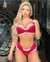 Conjunto vermelho de renda