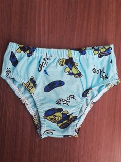 Cueca Infantil estampada 1 pç - Feminina Modas - Moda Intima Feminina e Masculina