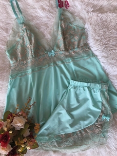 Short Doll com renda bicolor