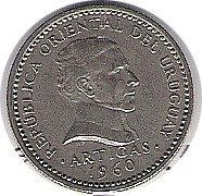 Uruguay, 50 cent de 1960