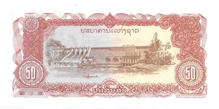 BILLETE DE LAOS, AÑO 1979, 50 KIPS - comprar online