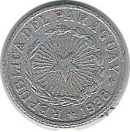 PARAGUAY, 2 PESOS DE 1938