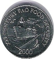 PANAMÁ,1 CENTÉCIMO DE 2000