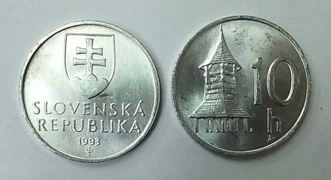 ESLOVAQUIA 1993 10 HALIEROU