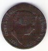 España 10 cent. 1858 - Cobre - Buena!