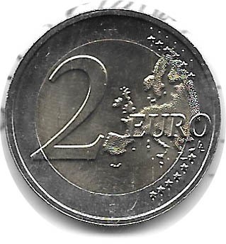 MONEDA DE MALTA , 2 EUROS , AÑO 2015
