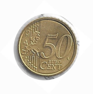 MONEDA DE VATICANO , 50 CENT. DE EURO , AÑO 2014