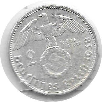 MONEDA DE PLATA, ALEMANIA 1 MARK "J", AÑO 1875