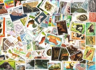 Colección Universal de 100 estampillas del tema FAUNA