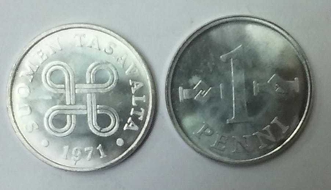 FINLANDIA 1971. 1 PENNI