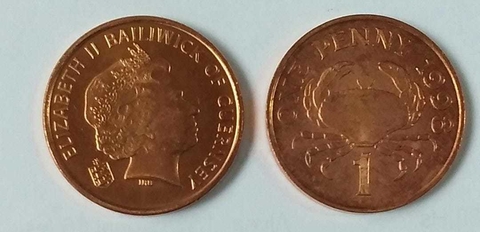 GUERNSEY 1998 1 PENNY
