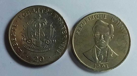 HAITI 1991 20 CENT