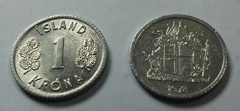ISLANDIA 1976/80 1 KRONA
