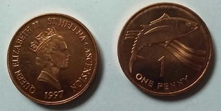 STA. HELENA 1997 1 PENNY