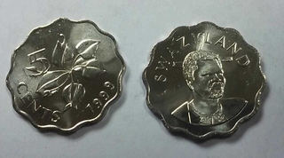 SWAZILANDIA 1999 5 CENT