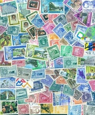 (febrero 2023)Colección de 1200 estampillas de VENEZUELA
