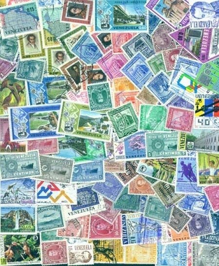 (febrero 2023)Colección de 1200 estampillas de VENEZUELA