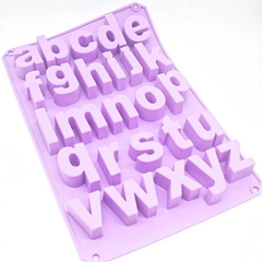 MOLDE DE SILICONA LETRAS - comprar online