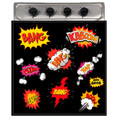 CUBRE COCINA ONOMATOPEYAS - comprar online