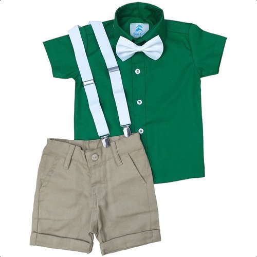 roupa infantil masculina camisa verde
