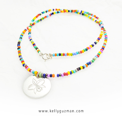 Collar Flores inmortales